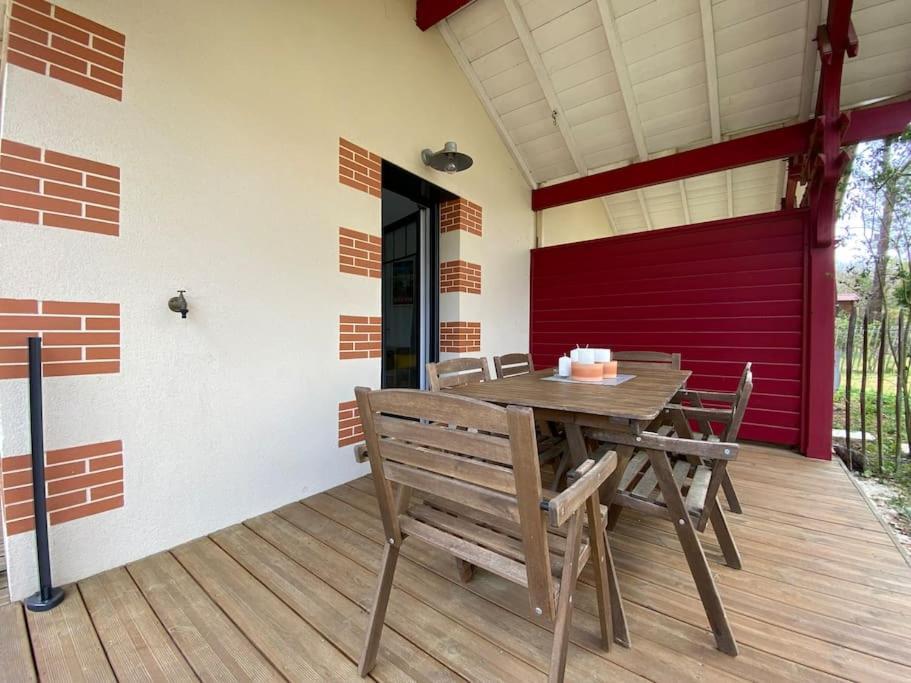 Maison Typee Arcachonnaise Avec Piscine Commune La Teste-de-Buch Dış mekan fotoğraf